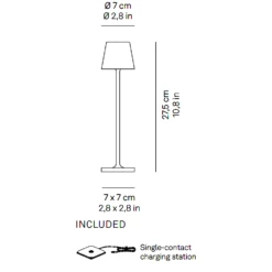 Poldina Pro Micro Rechargeable Table Lamp