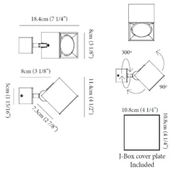 Dau Spot Wall / Ceiling Light