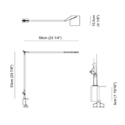 Jackie Clamp Table Lamp